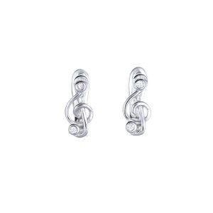 Минђуше у облику виолинског кључа