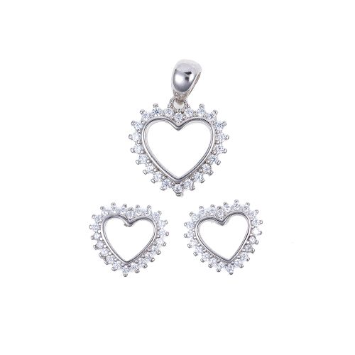 Komplet u obliku srca