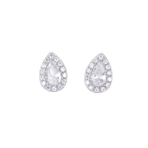 Minđuše od srebra – Crystal Teardrop Halo