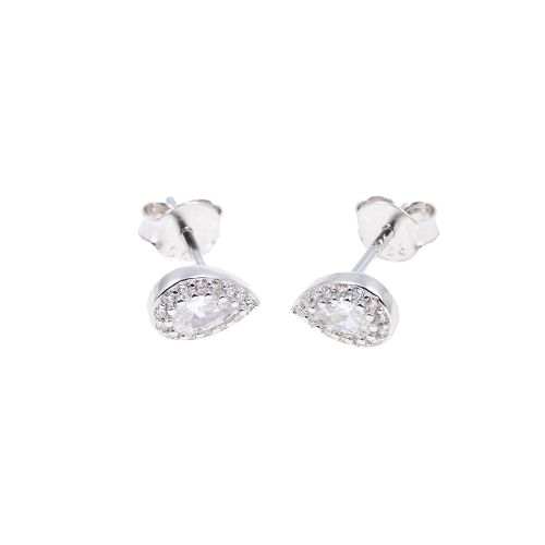Minđuše od srebra – Crystal Teardrop Halo