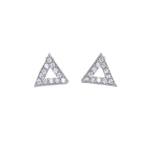 Minđuše od srebra – Crystal Triangle
