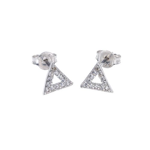 Minđuše od srebra – Crystal Triangle