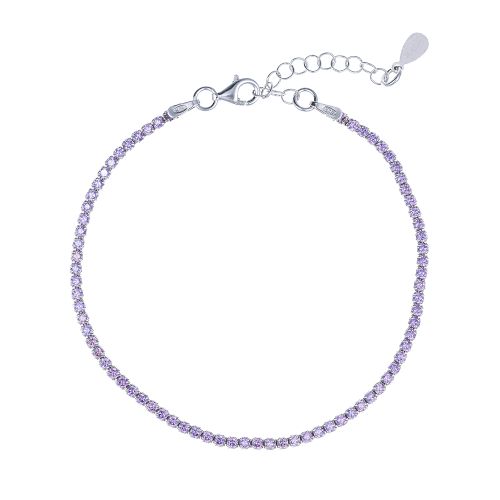 Наруквица са љубичастим цирконима