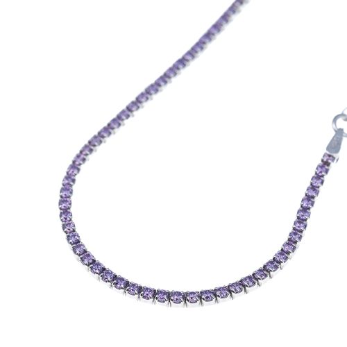 Наруквица са љубичастим цирконима