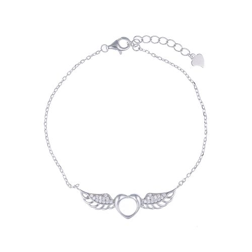 Narukvica sa motivom srca i krila