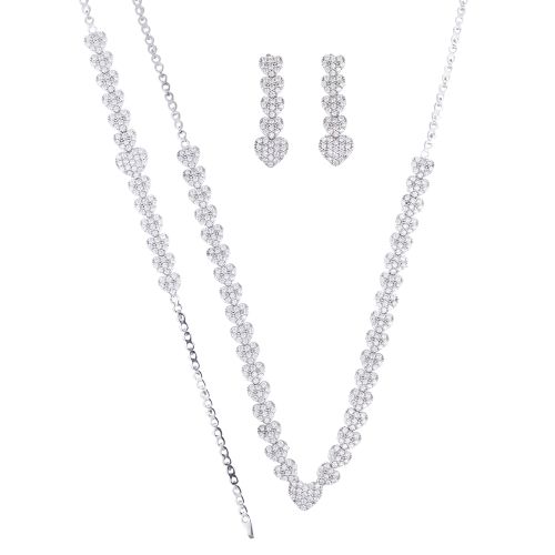 Luksuzni i glamurozni komplet sa cirkonima