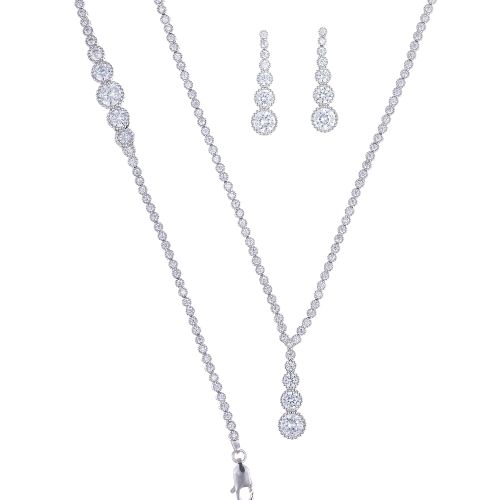 Гламурозни комплет са цирконима