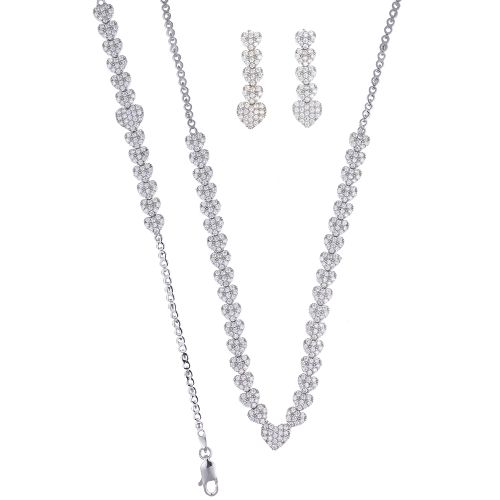 Glamurozni komplet sa cirkonima