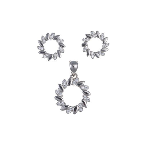 Elegantni komplet sa cirkonima