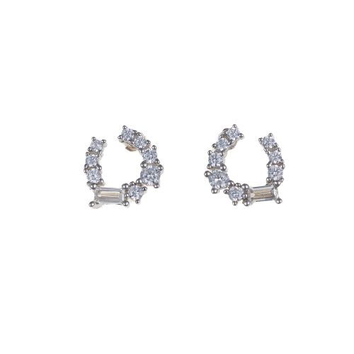 Minđuše od srebra – Celestial Spark Hoops