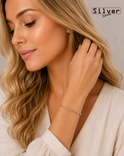 Narukvica od srebra – Twist Braid