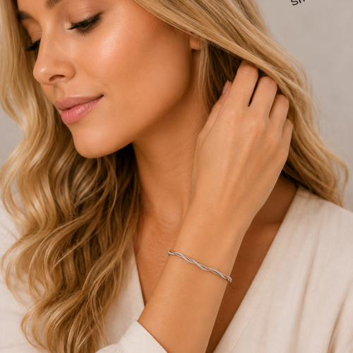 Narukvica od srebra – Twist Braid