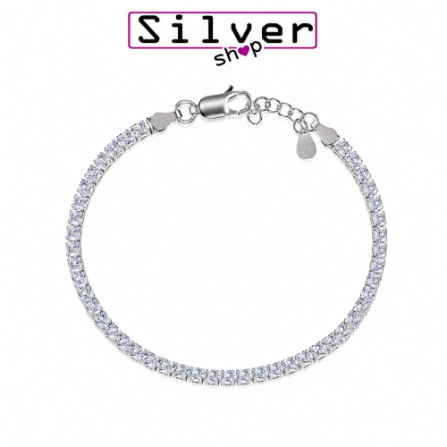 Narukvica od srebra – Eternal Glow Tennis Bracelet