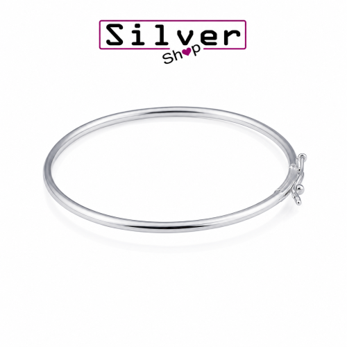 Čvrsta narukvica od srebra – Rail Bangle