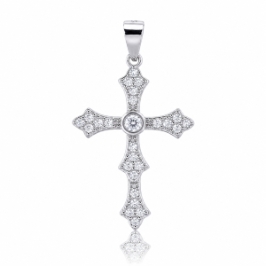 Privezak od srebra-Elegant Christian Jewelry