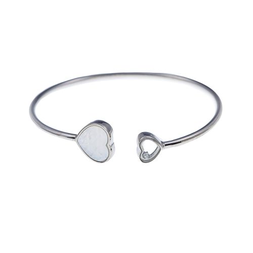 Komplet sa srcima u beloj boji