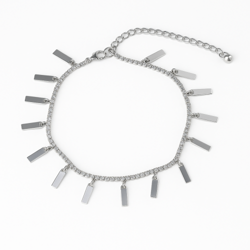 Elegantna srebrna nanogica sa cirkonima