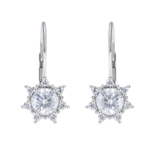 Minđuše od srebra- Aurora Zircon Earrings