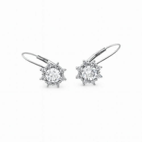 Minđuše od srebra- Aurora Zircon Earrings