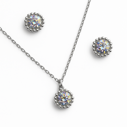 Elegantan komplet sa cirkonima