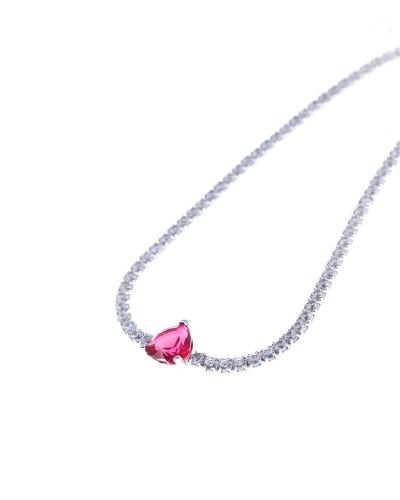 Narukvica sa roze srcem