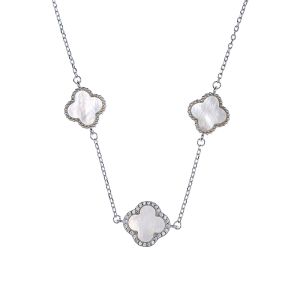 Lančić sa belim detelinama