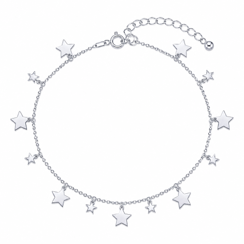 Nanogica od srebra-Star Anklet