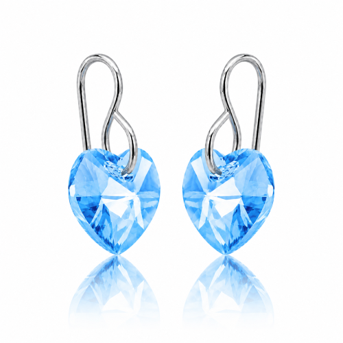 Minđuše od srebra-Shaped Blue Earrings