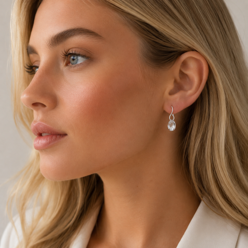 Minđuše od srebra-Classic Elegant Sparkle