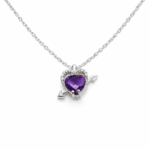 Ogrlica od srebra – Love Struck Heart Necklace