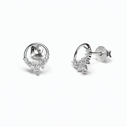 Minđuše od srebra – Crystal Crown