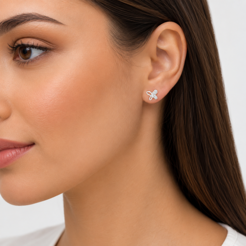 Minđuše od srebra – Butterfly Whisper Earrings