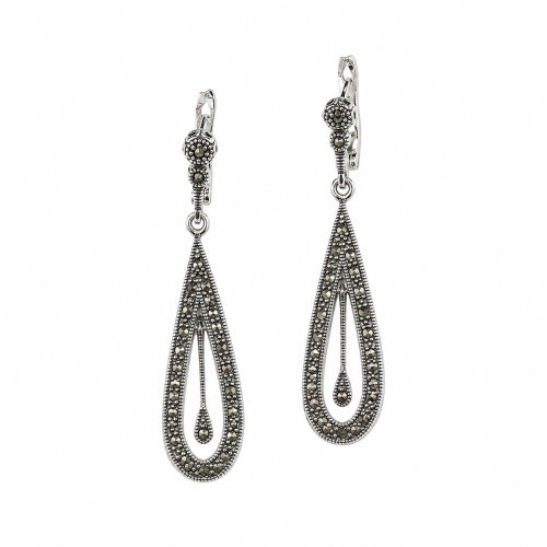 Minđuše od srebra- Glam Teardrop Dangle Earrings
