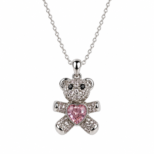Ogrlica od srebra – Petit Ourson Rose